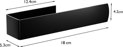 Vaatdoekhouder RVS Zwart – Zelfklevend – Keuken Organizer