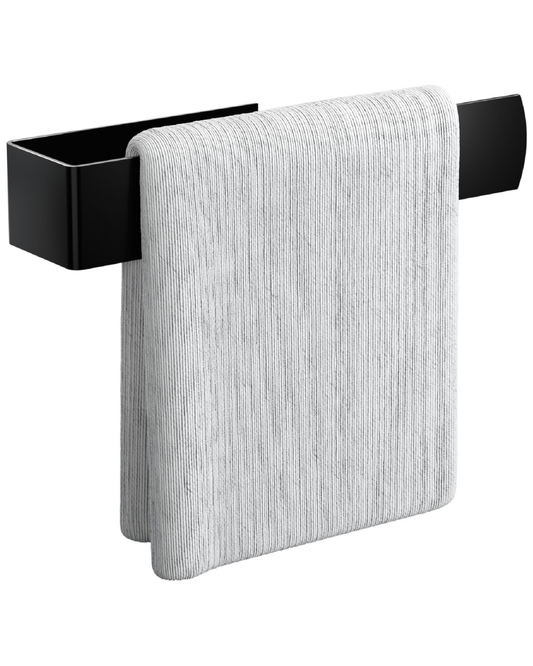 Vaatdoekhouder RVS Zwart – Zelfklevend – Keuken Organizer